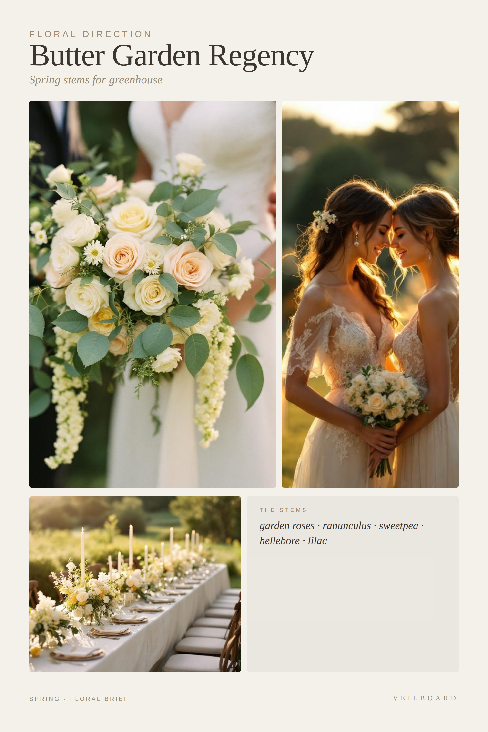 Floral card example