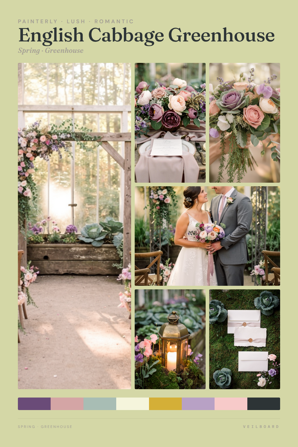 English Cabbage Greenhouse moodboard
