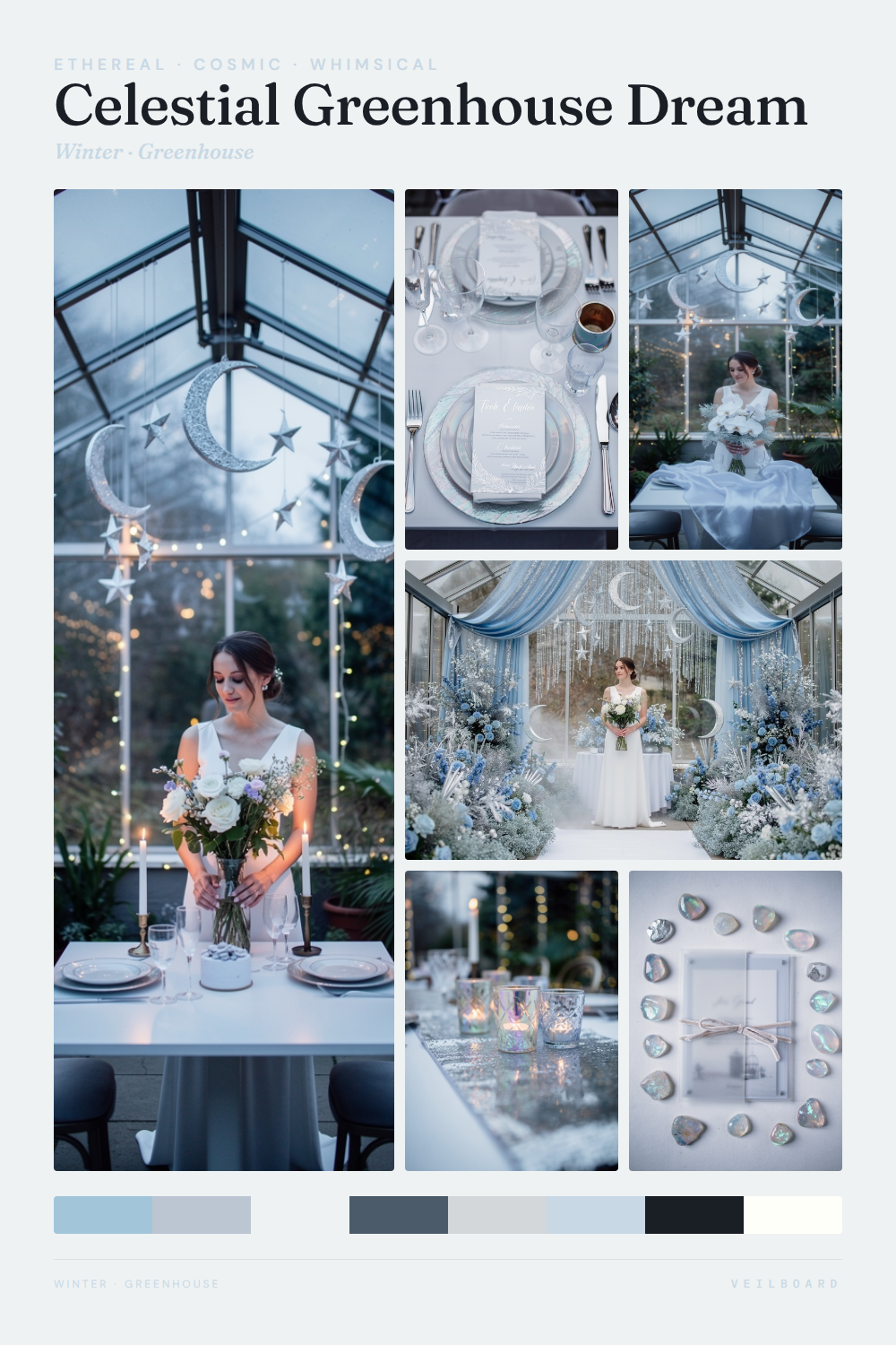 Celestial Greenhouse Dream moodboard