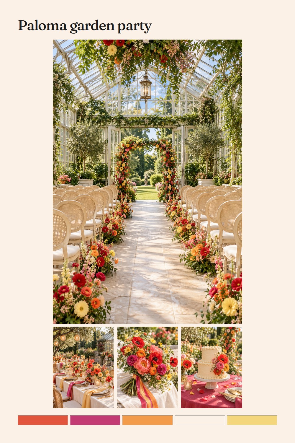 Paloma garden party moodboard