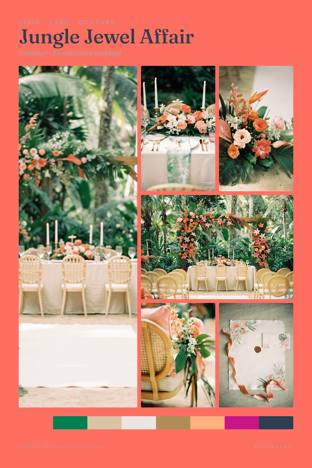 Jungle Jewel Affair moodboard