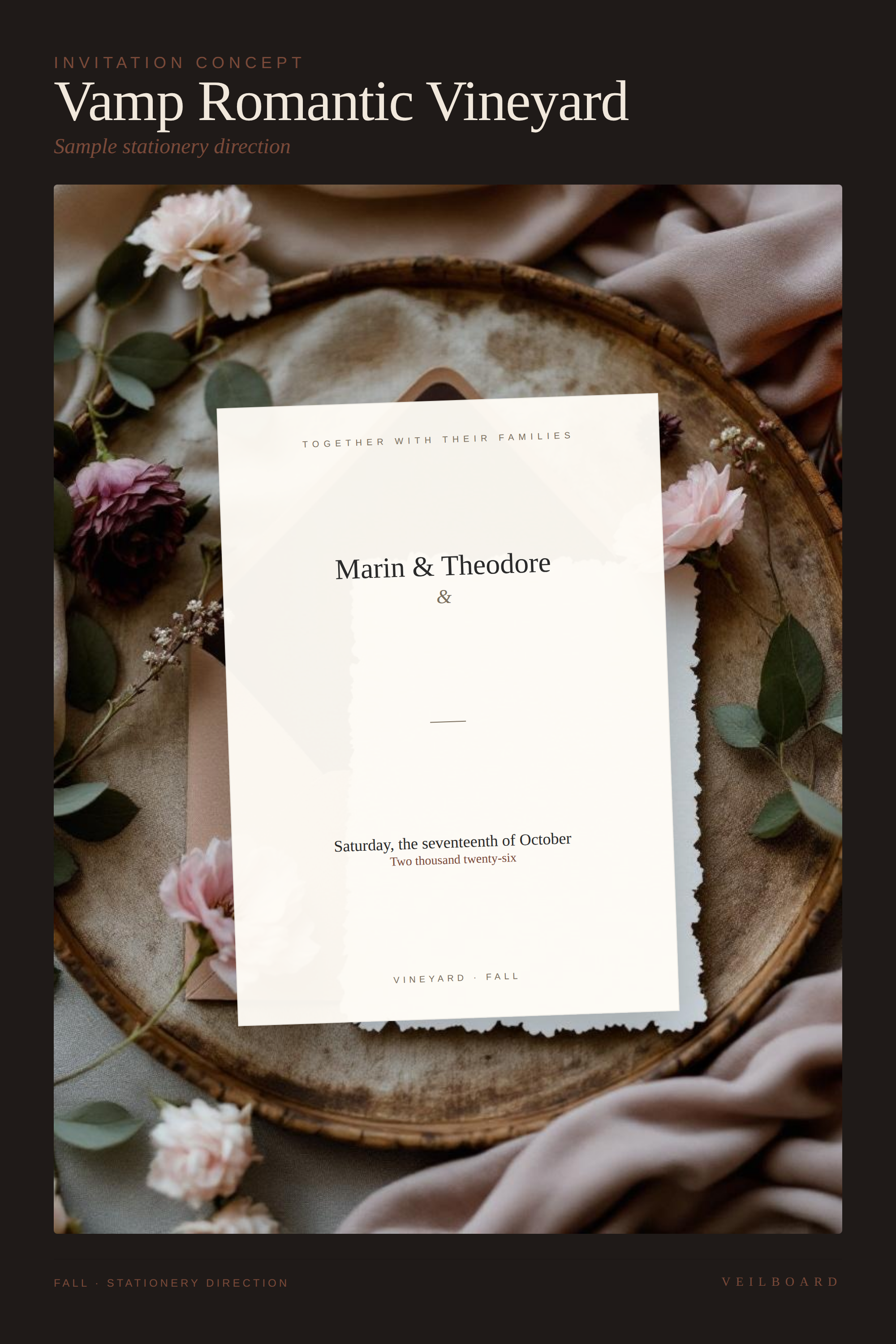 Invitation card example